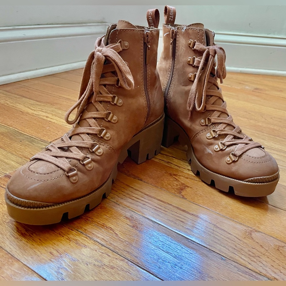 Schutz Xayana Camel Boots